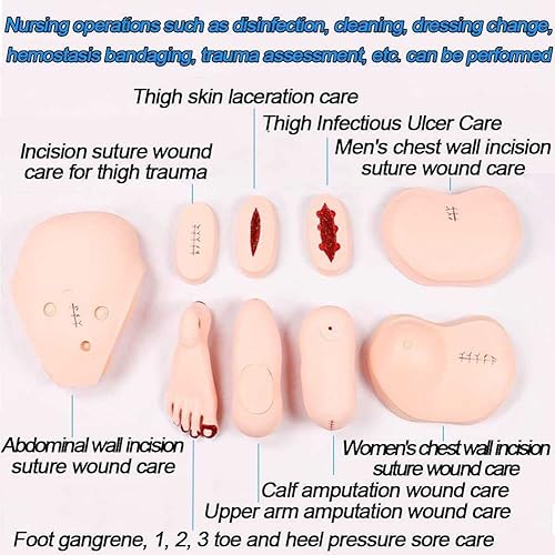 Maniquí de entrenamiento de enfermería, Maniquí humano de demostración para entrenamiento de enfermería, Simulador de RCP de entrenamiento, Maniquí