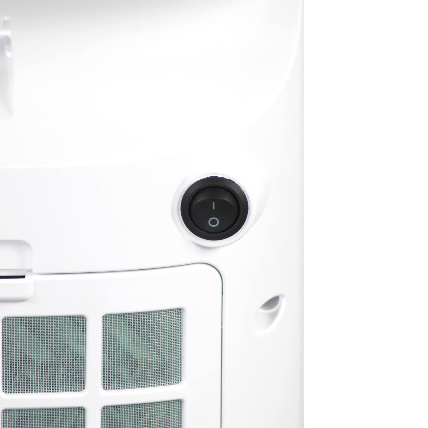 White - Raffrescatore Portatile Multifunzione, Umidificatore Ambiente, Deumidificatore Casa, Condizionatore Portatile Senza Tubo, Potenza 50W/2000W, Serbatoio 4L, 3 Modalità di Velocità