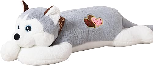 Animales de peluche para perro Dalmao de 315 pulgadas peluche de perro Husky siberiano peluche suave almohada Kawaii juguete de peluche grande