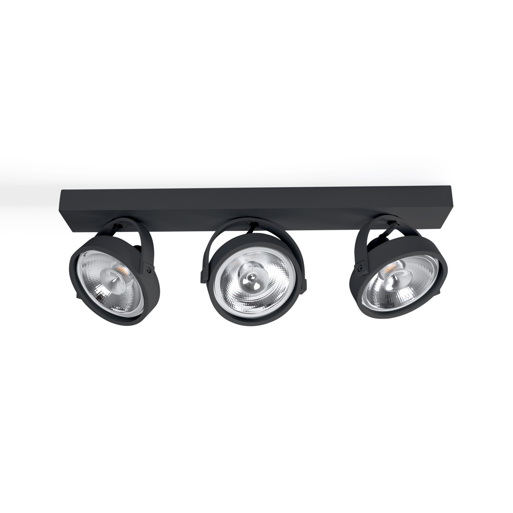 B·LED BARCELONA LED - Foco de techo triple orientable "IRIS" - 3 x AR111 GU10