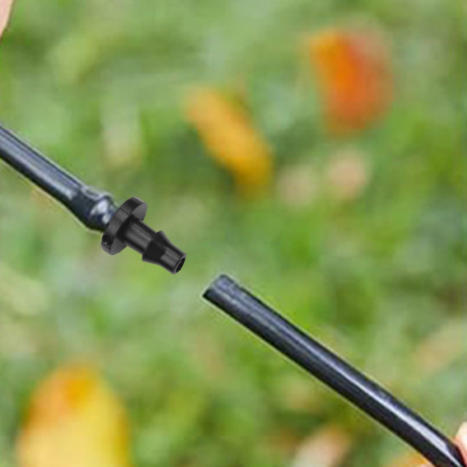250 conectores de púas de riego por goteo, accesorios de junta recta de 4/7 pulgadas, para riego automático para sistema, adaptadores de manguera de plástico de alta resistencia, para