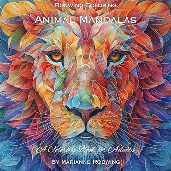 Paperback Animal Mandalas: A Coloring Book For Adults Book