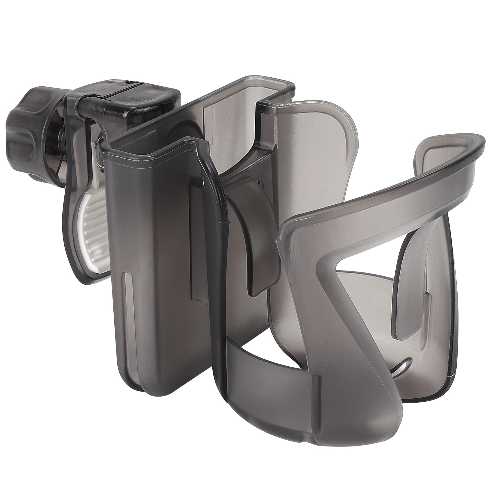 Accmor Walker Cup Holder with Phone Holder, Wheelchair Cup Holder, Cup Phone Holder for Walker, Wheelchair, Rollator, Mobility Scooter