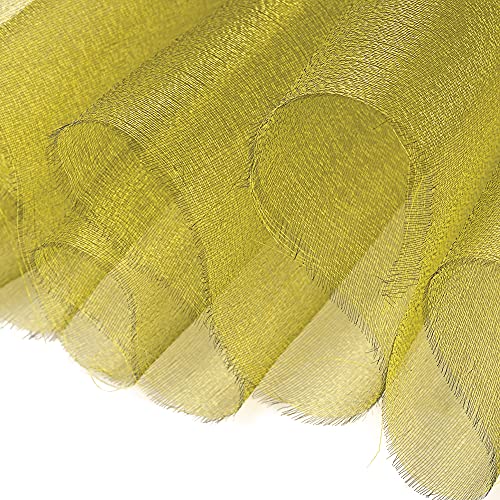WedDecor 25m x 29cm Snow Sheer Organza Rolls Glitter Fabric for Table Runner Sashes Wedding Decoration Chair Cover Bows - Image 3