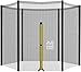 Mehomei Filet de Sécurité Remplacement pour Trampoline 244 305 366 396 427 CM, Filet de Rechange Résistant aux UV avec Zip, Enveloppe de Protection des Rebords de Trampoline