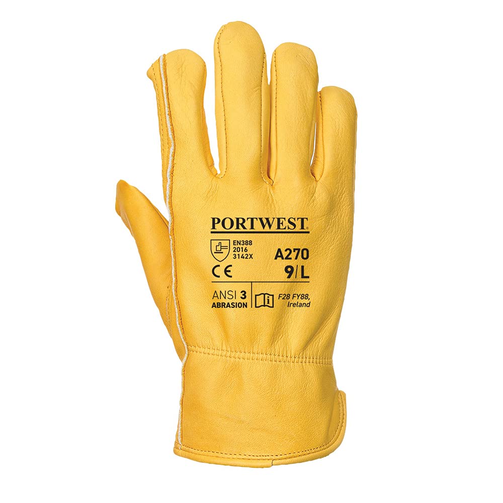 Portwest Classic Driver Glove, Size: XL, Colour: Tan, A270TARXL, XL (Pack of 1) - Image 2