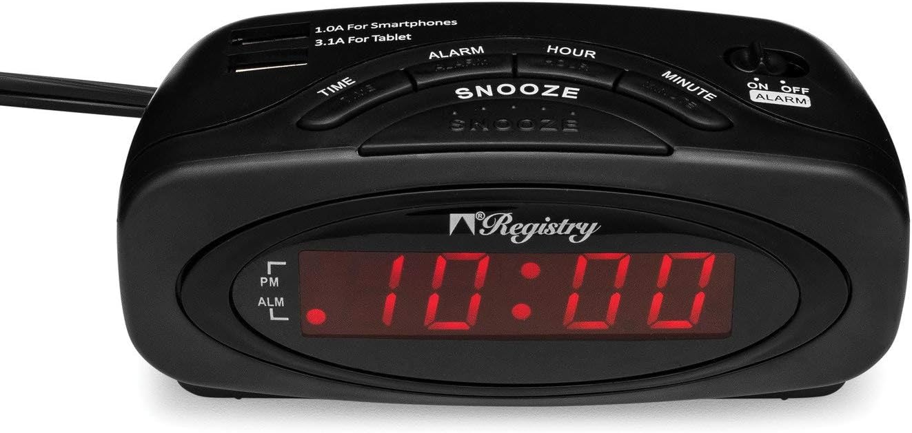 Wake Up Smarter: Review of the Sonnet T-1949 Digital LED Alarm Clock with USB Charging