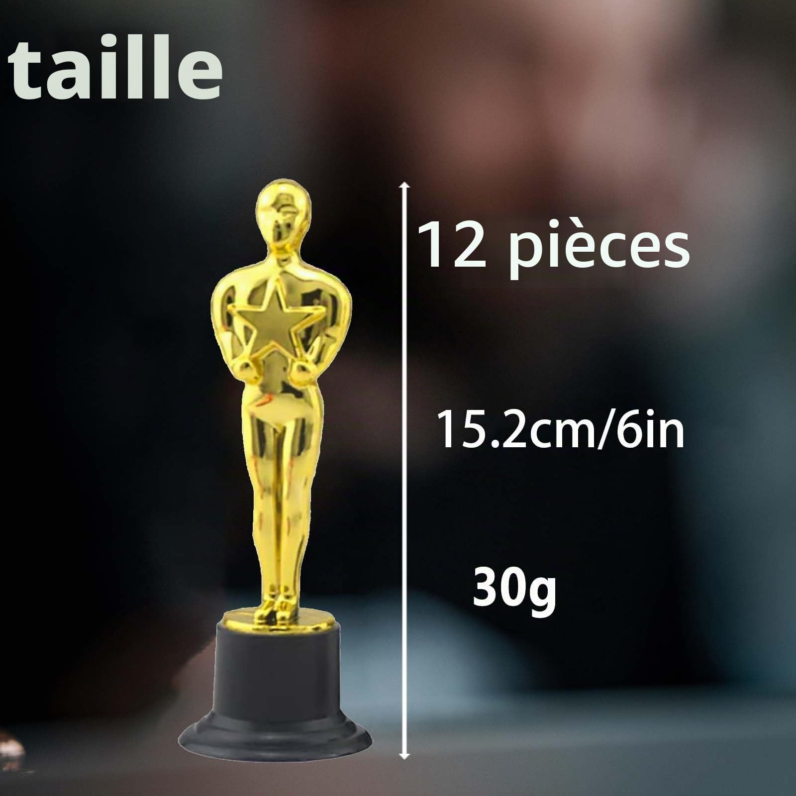 Trophée Football Personnalisable 12 Pièces pour Sports Awards