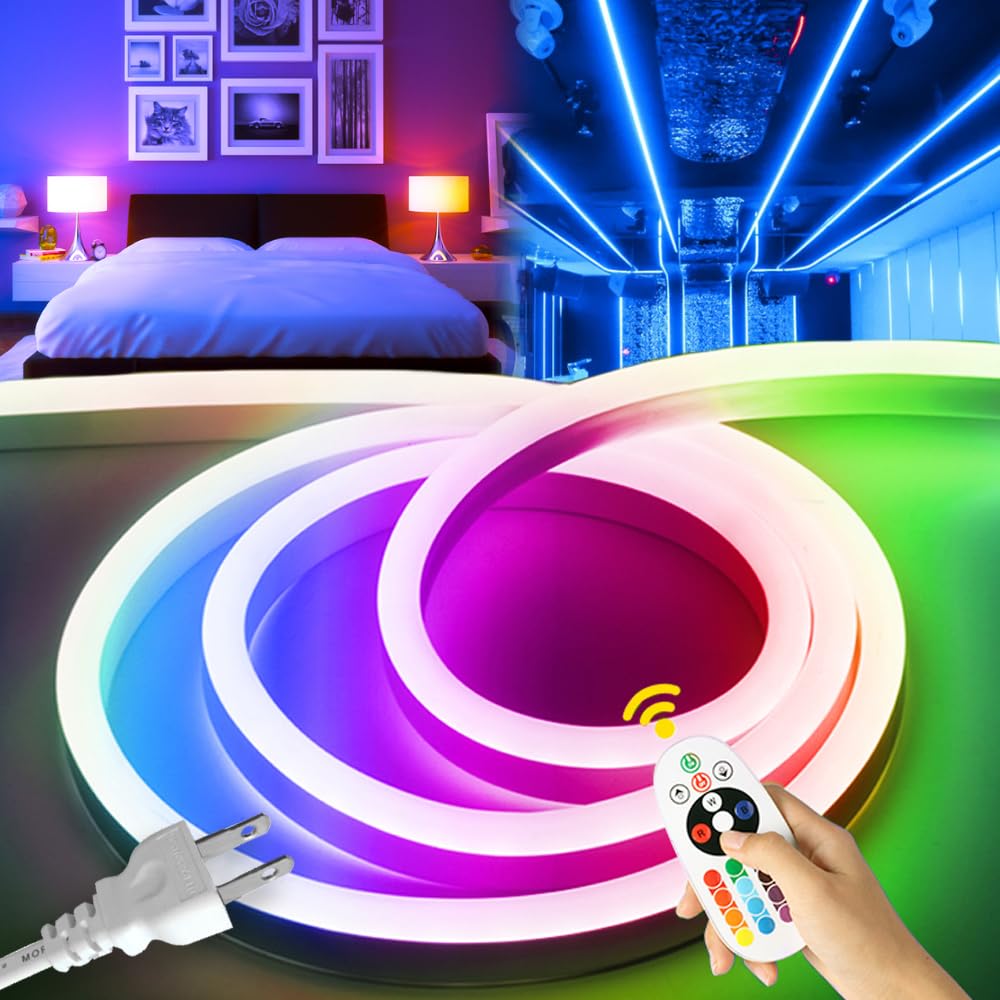 Amazon.co.jp: 100V EL蛍光チューブ管 LEDテープライト 120SMD/M 防水