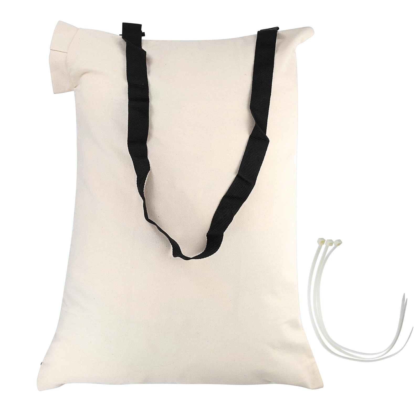 IGNPION Bolsa universal para soplador de hojas con hombro, bolsa de colección de hojas de jardín de gran capacidad de 90 L, se adapta a la mayoría de aspiradoras de hojas, bolsa de repuesto con