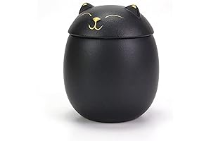 Smiley-Cat Pet Urn for Ashes