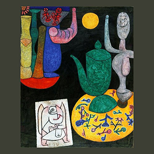 Amazon.co.jp: パウル・クレー『 無題（静物） 』の木枠付き