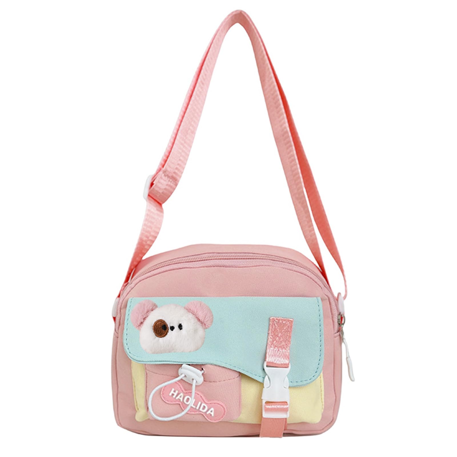 Multicolore Sac à Bandoulière pour Filles, Sac a Main Petite Fille en Enfantin, Sacs Bandoulière Bandoulière Réglable, Petit Sac Bandoulière Enfant pour les Rencontres, le Shopping
