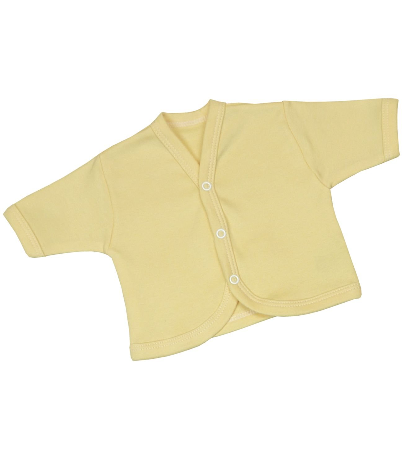 BabyPrem Baby Cardigan Jacket Cotton Clothes Premature - 6 Months Lemon 0-3 MTH