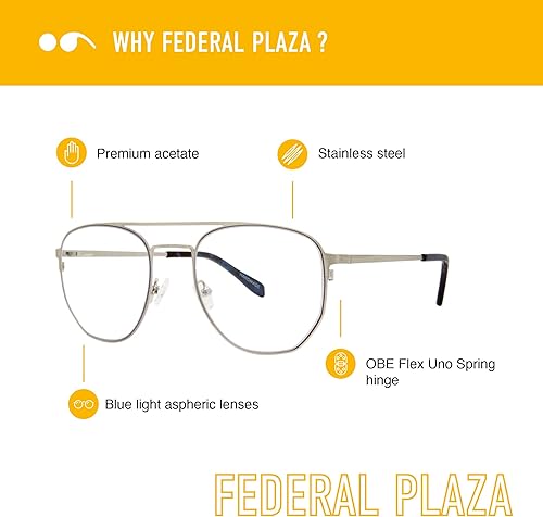 Miniatura 2 de Scojo New York FEDERAL PLAZA Gafas de lectura  Hecho a mano de acetato premium