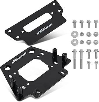 Amazon.com: maXpeedingrods Winch Mount Bracket Plate for Kawasaki