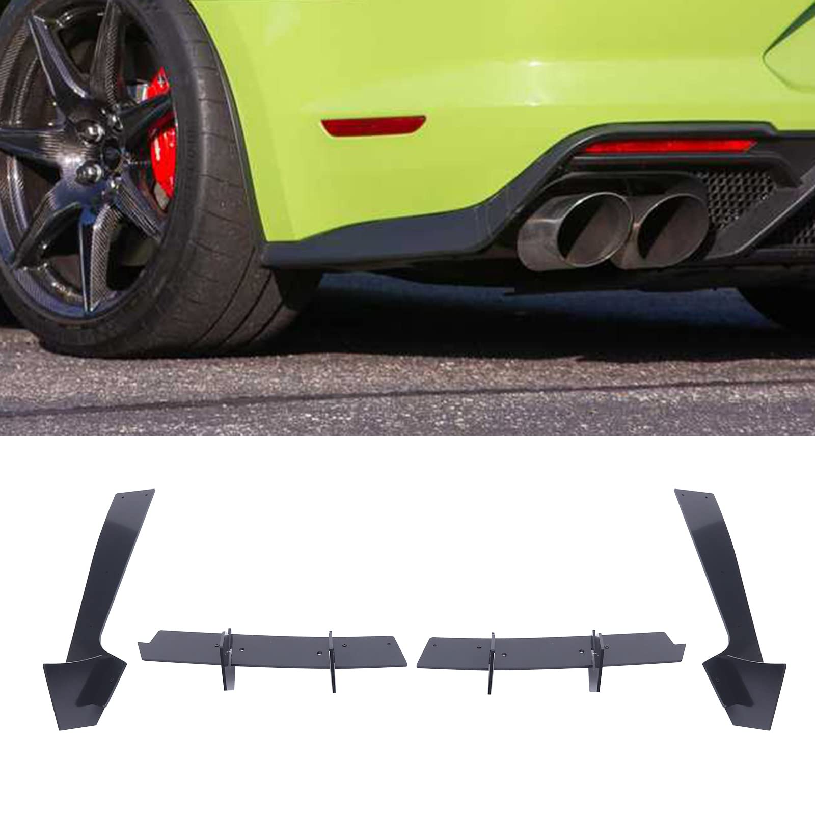 Amazon.com: Rear Diffuser & Rear Side Splitters, for Ford