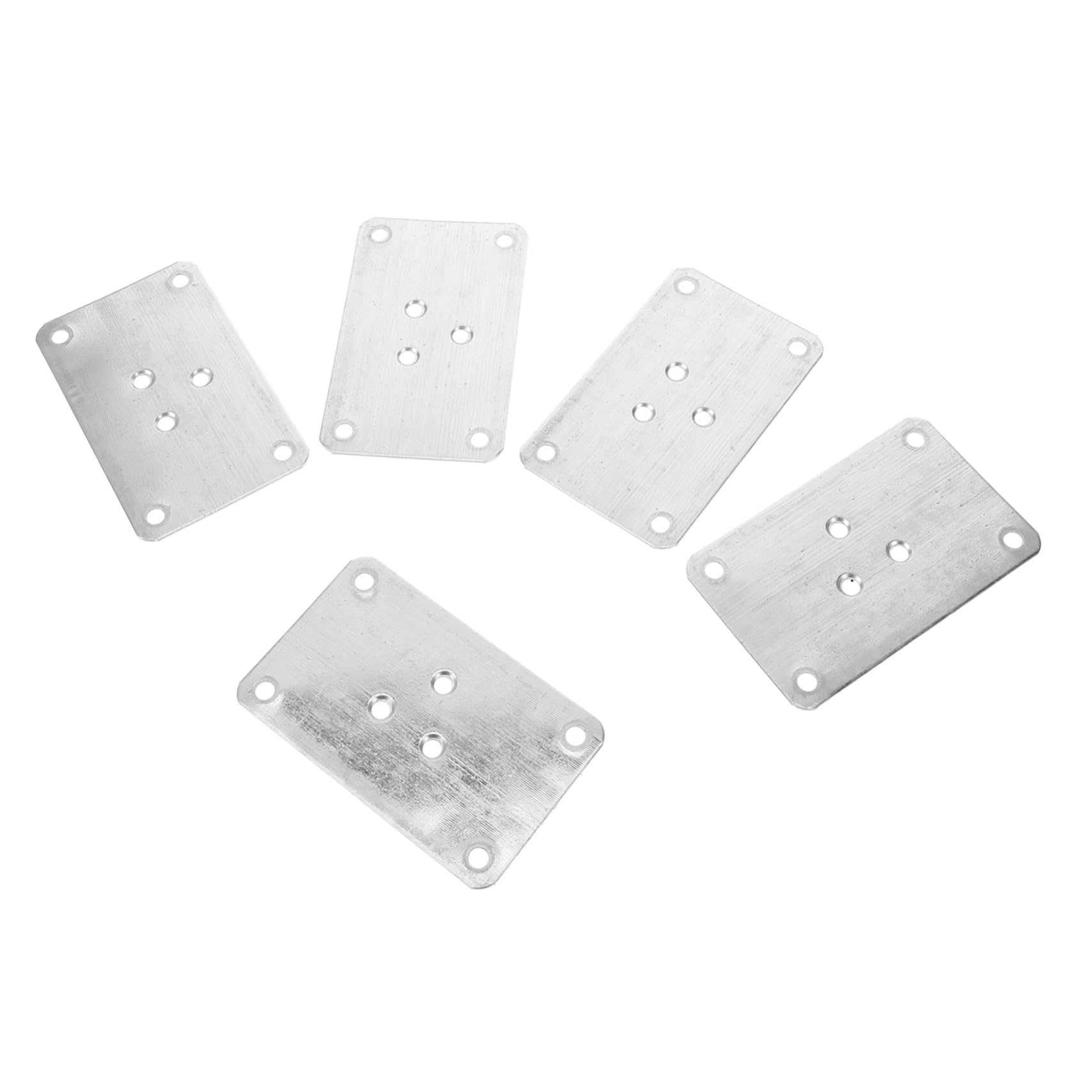 Placas de montaje para patas de mesa kit de 5 conectores planos de fijación