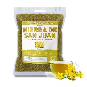 Herbalista - St. Johns Wort Flower Tea 5oz 141g | Hierba de San Juan Te 5 oz - 100% Natural & Aromatic Herbal Beverage - Makes 40+ Cups