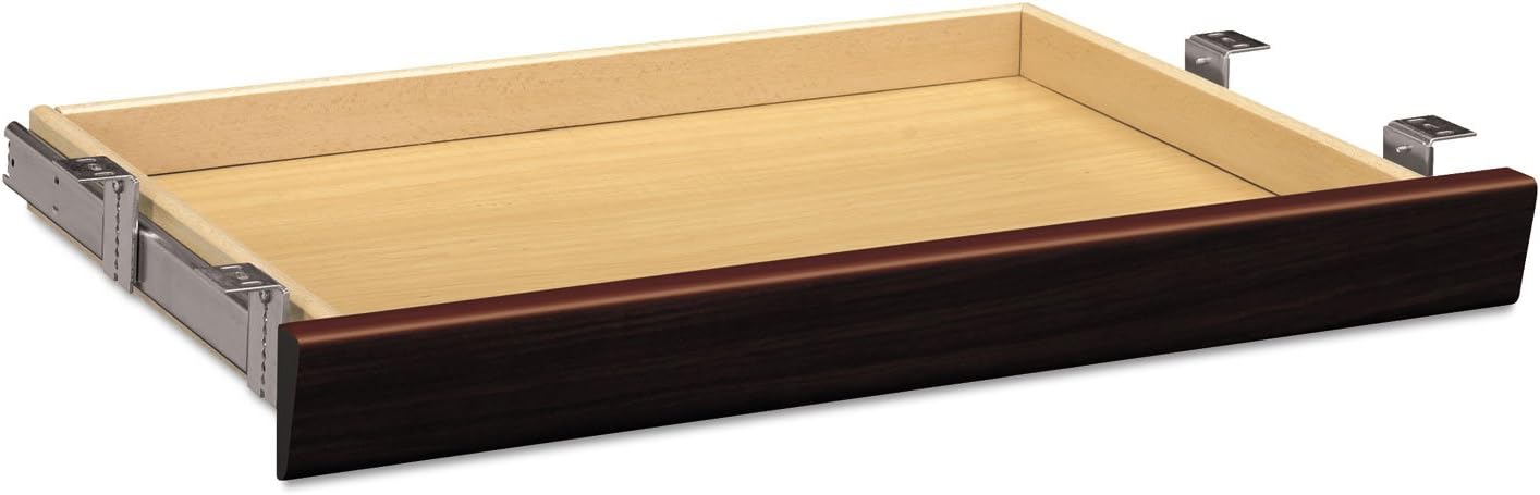 HON 1522N Angled Center Drawer for HON Laminate Series, 22 x 15-3/8 x 2-1/2, Mahogany