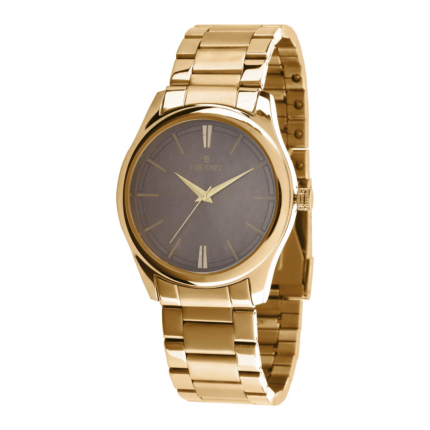 Escort Analog Brown Dial Mens Watch-E-1650-7269GM.9 (B08QNMDJ62) Amazon Price History, Amazon Price Tracker