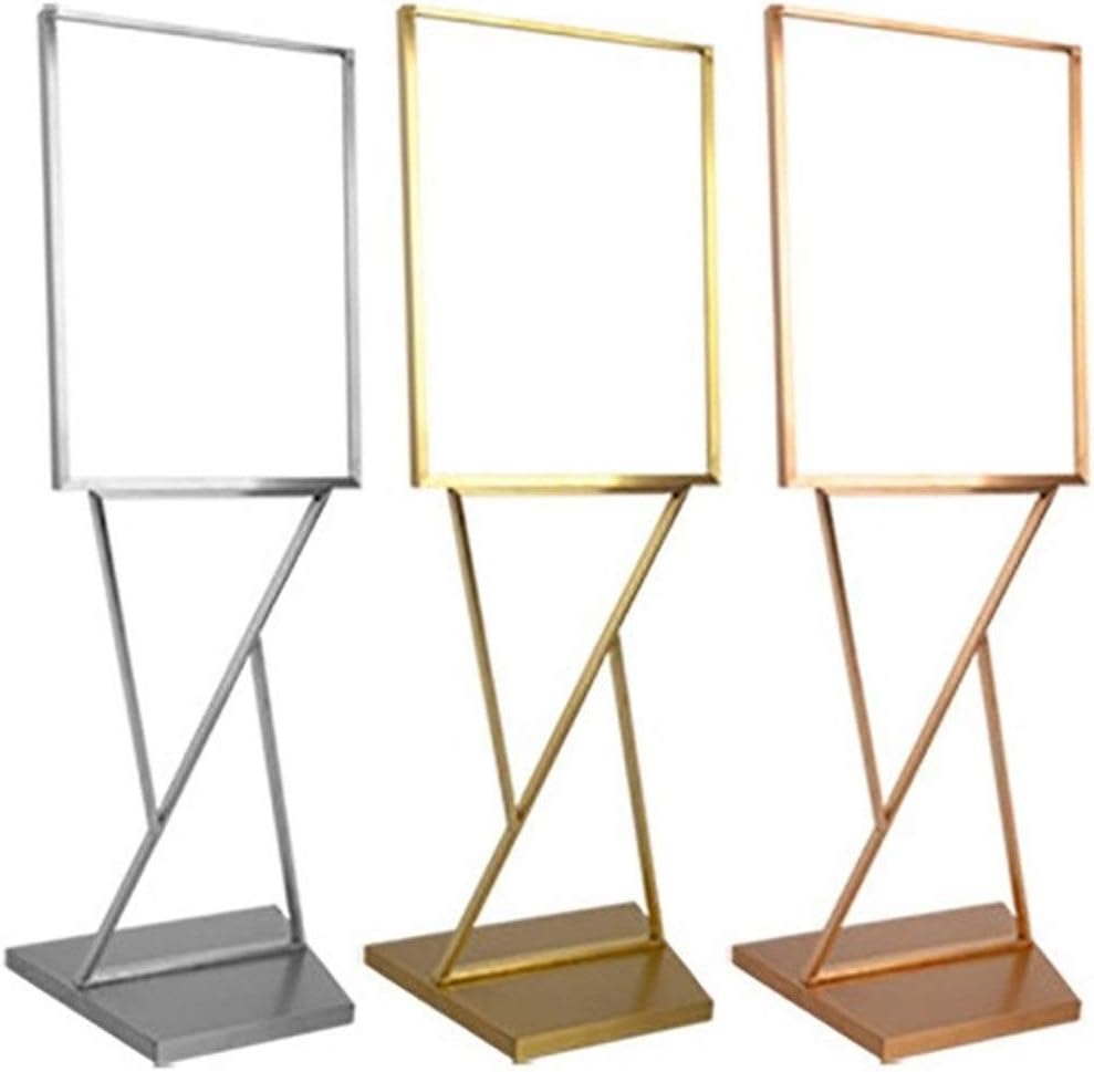 Amazon.co.jp ポスター展示 ダブルVの表示垂直のポスターは、ビルボードの表示・サインホルダースタンドフロア立ちPOPの