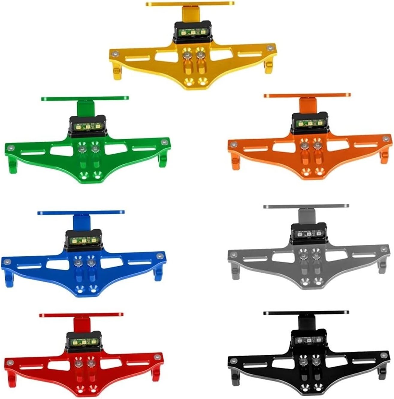 ナンバープレートホルダー ユニバーサルオートバイのナンバープレート