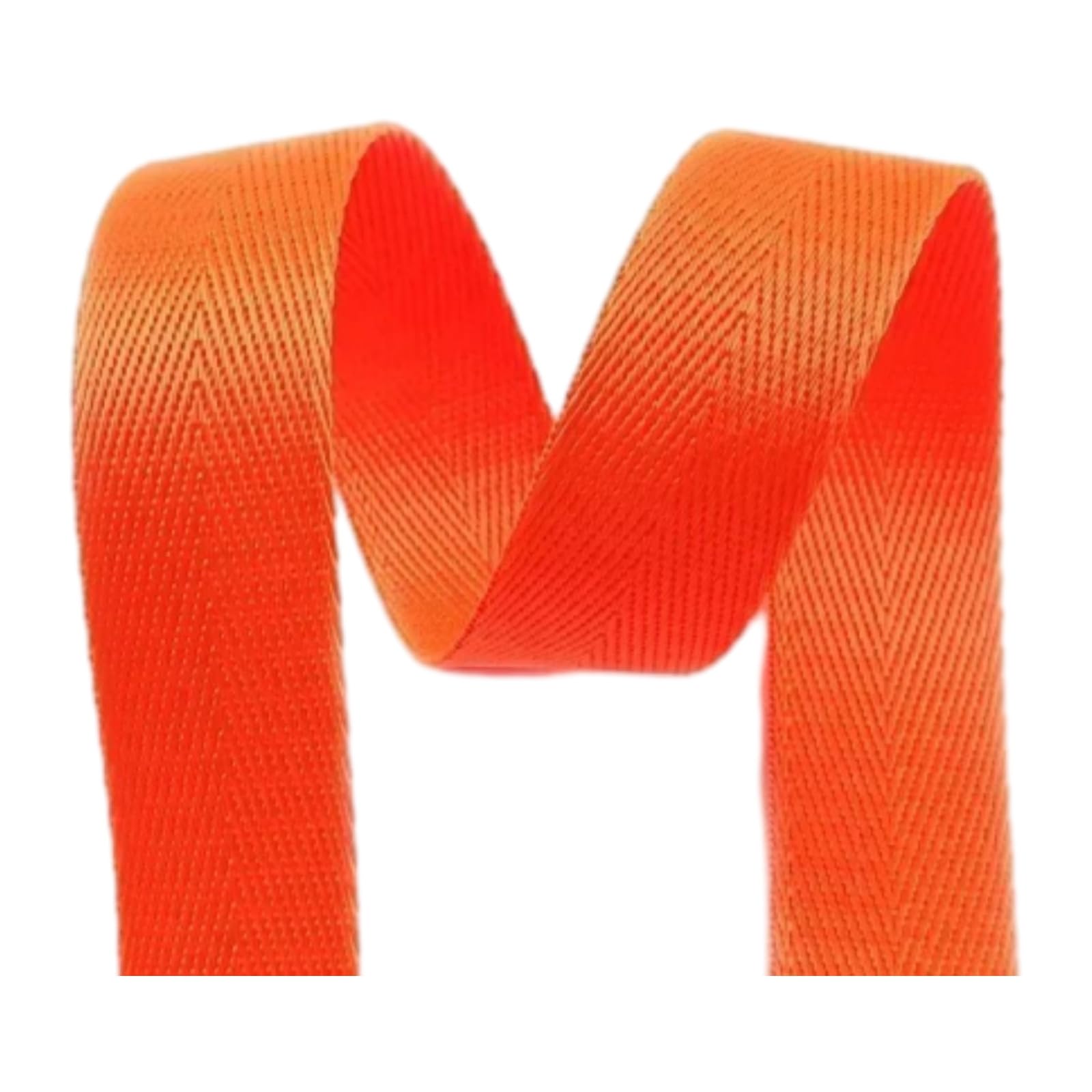 5M 20-38mm Nylon Webbing Band, Strap Bag Backpack Material, Sewing Binding Tape,Fluorescentorange,20mm — image 1