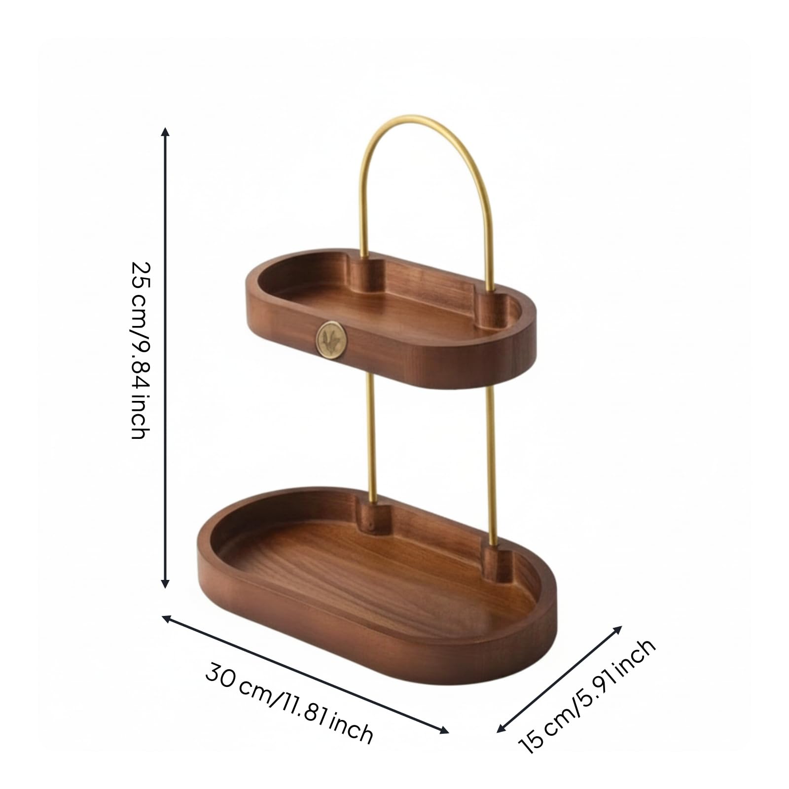 Harilla Kosmetik Organizer Regal Aufbewahrung Halter Ablage mit Kompaktem Freistehendem Aufbau Und Vertikaler Raumnutzung für Schminktisch Kommode Badezimmer Schlafzimmer