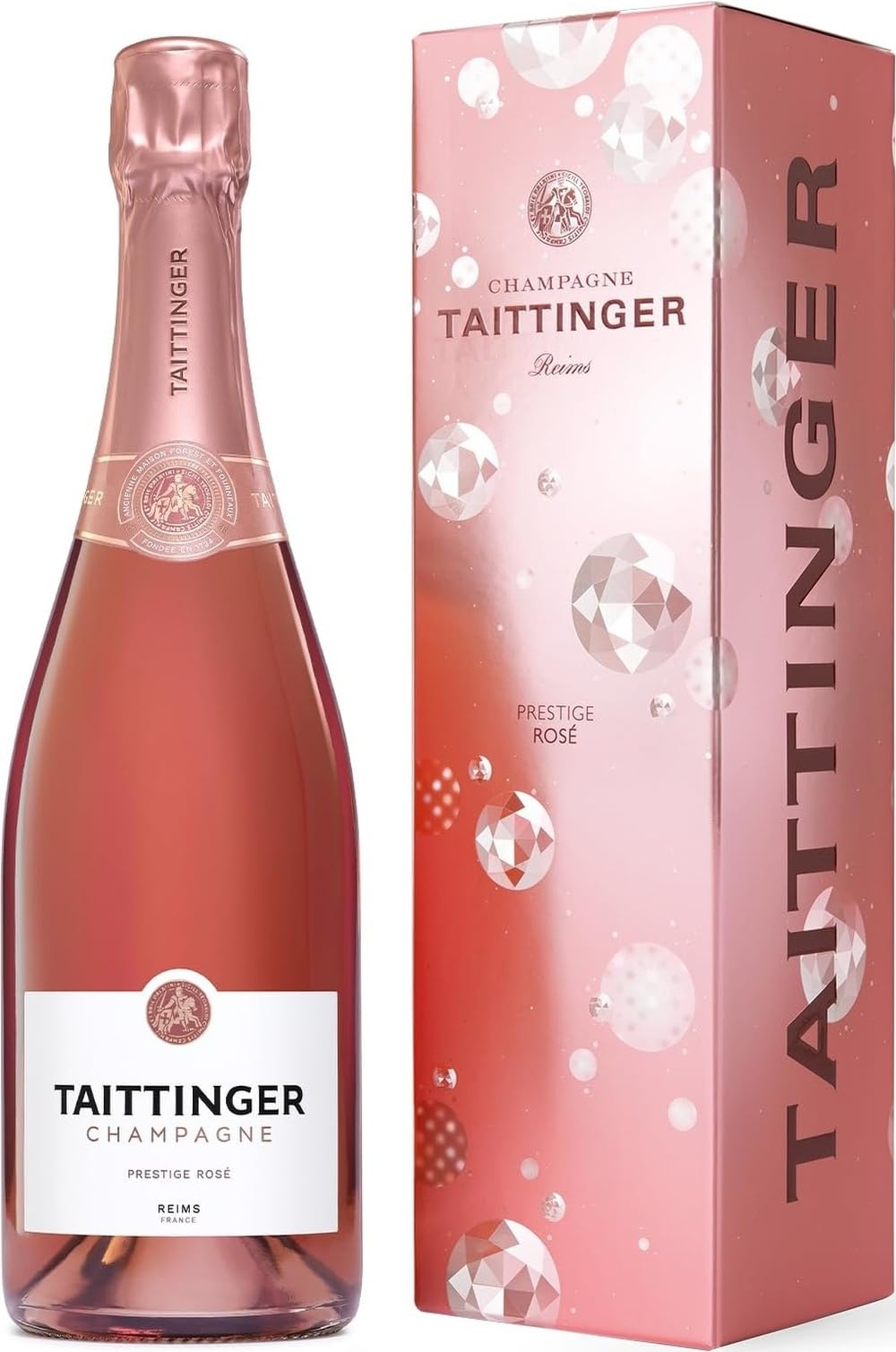 Taittinger Unisex Na – Brut Prestige Rose Champagne Nv – Champagne - 750Ml Sparkling Wine