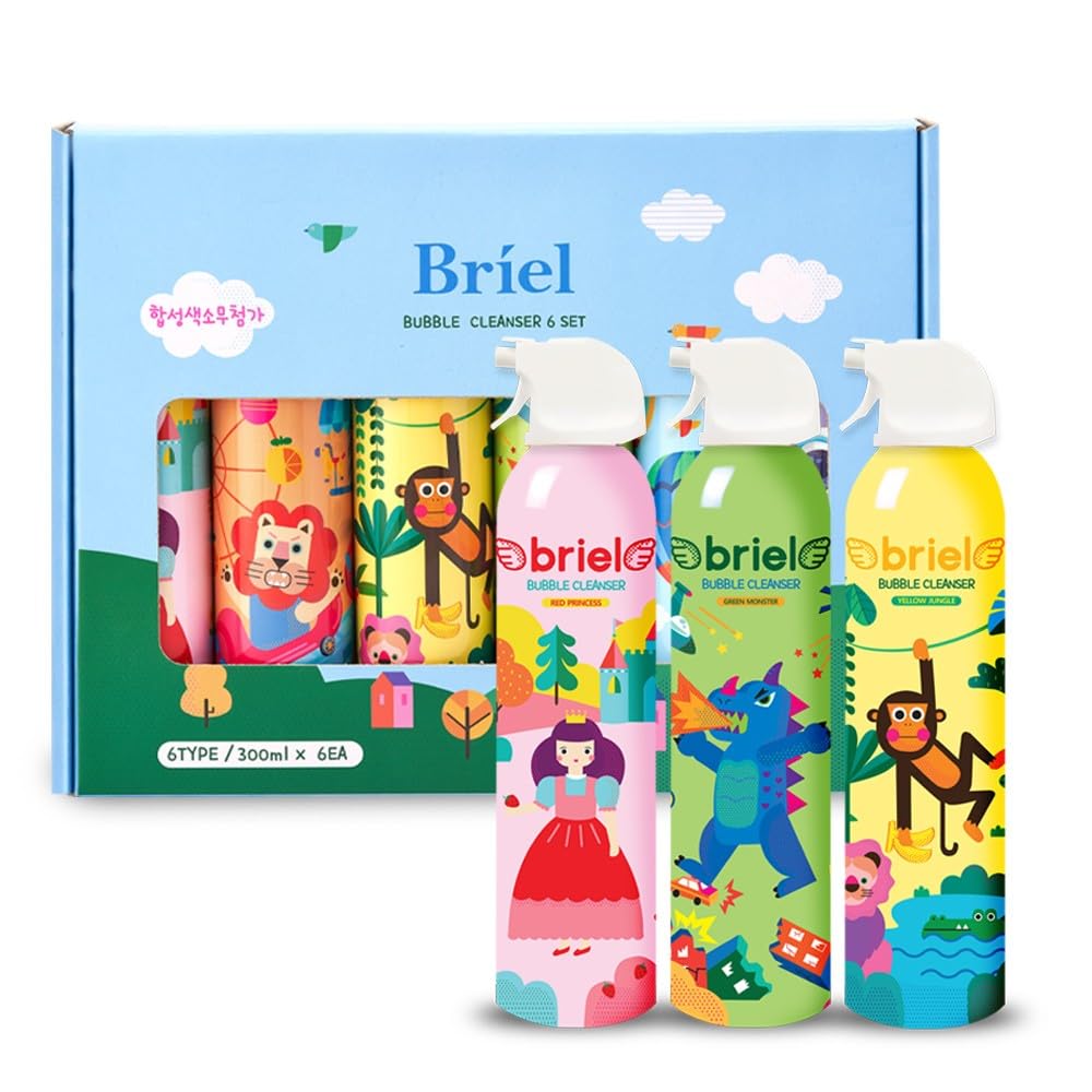 brielbubble cleanser 300ml 6set Body Wash Foam Soap