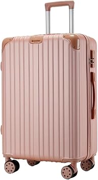 ALLC Suitcases with Wheels Large Capacity Suitcase Trolley Case Universal Wheel Suitcase Boarding Code Box Suitcase Portable Suitcase Code Box for Travel and Business Trips Color C, Size 28in