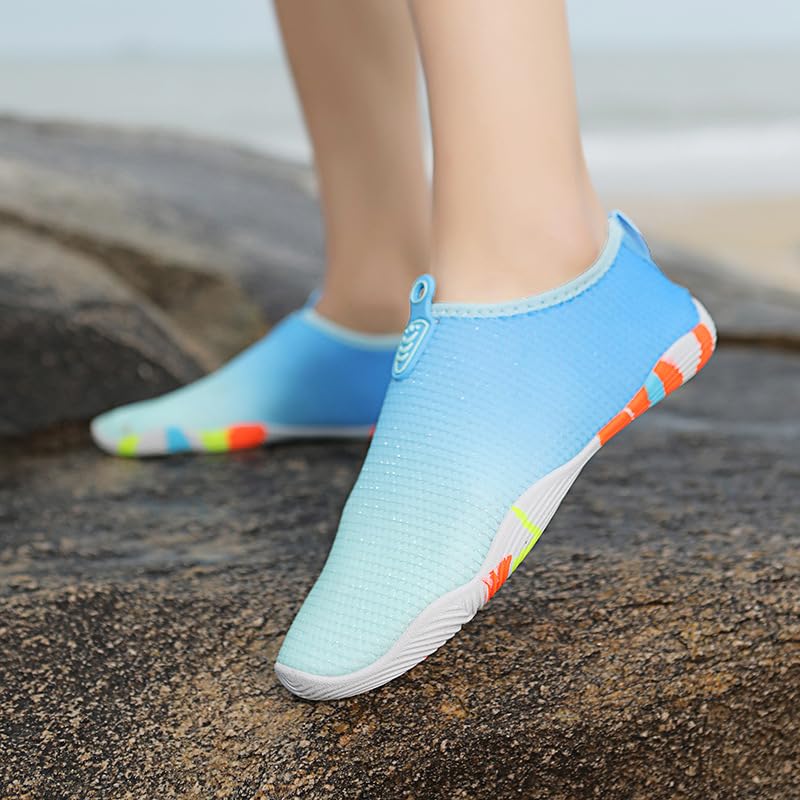 Barefoot Quick-Dry Water Shoes Aqua Socks Unisex Beach Swim Shoes for Pool Activities