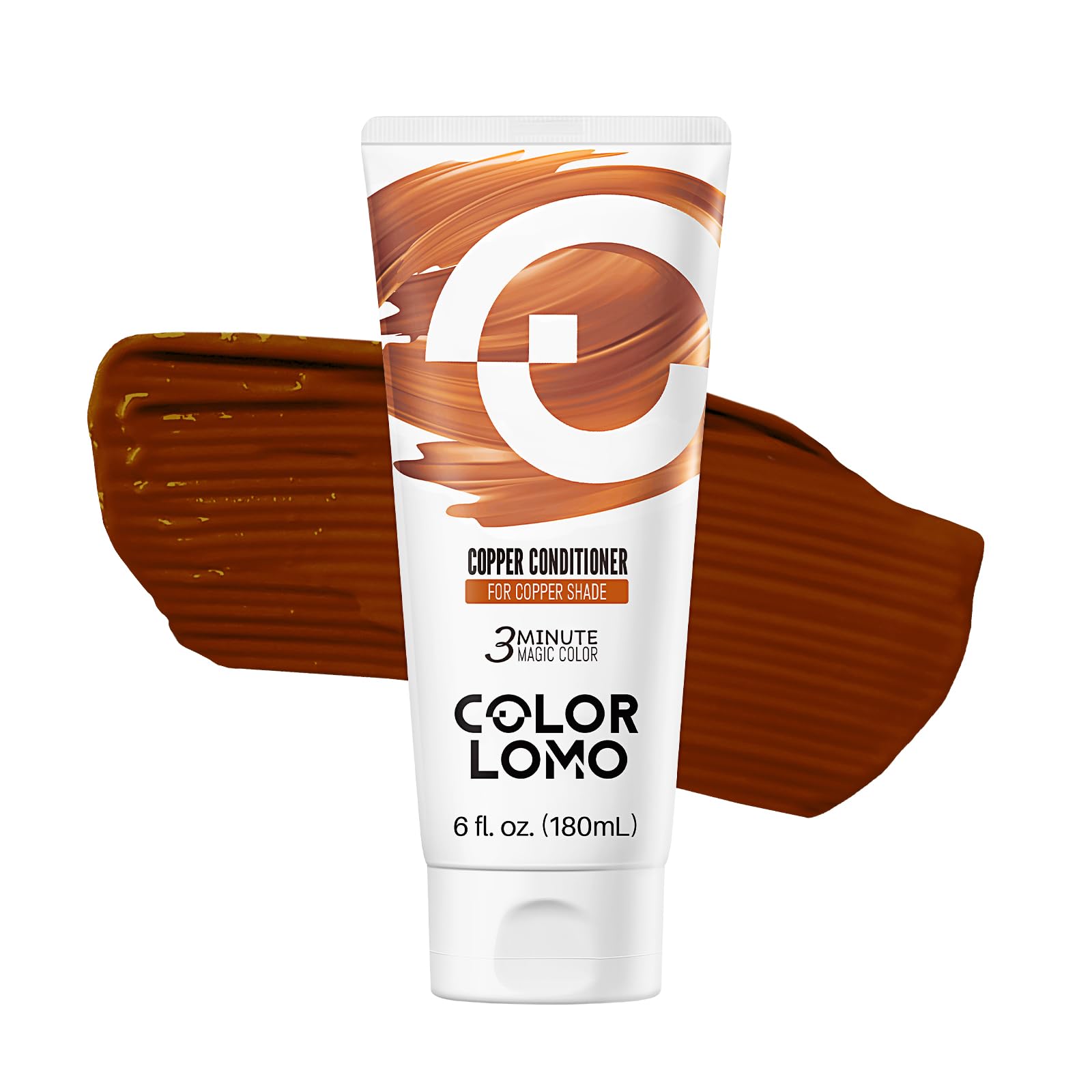 COLORLOMO Semi Permanent Hair Color - 6 oz Color Depositing Conditioner with Shea Butter & Almond Oil- Color Conditioner Depositing Hair Mask - Vegan,