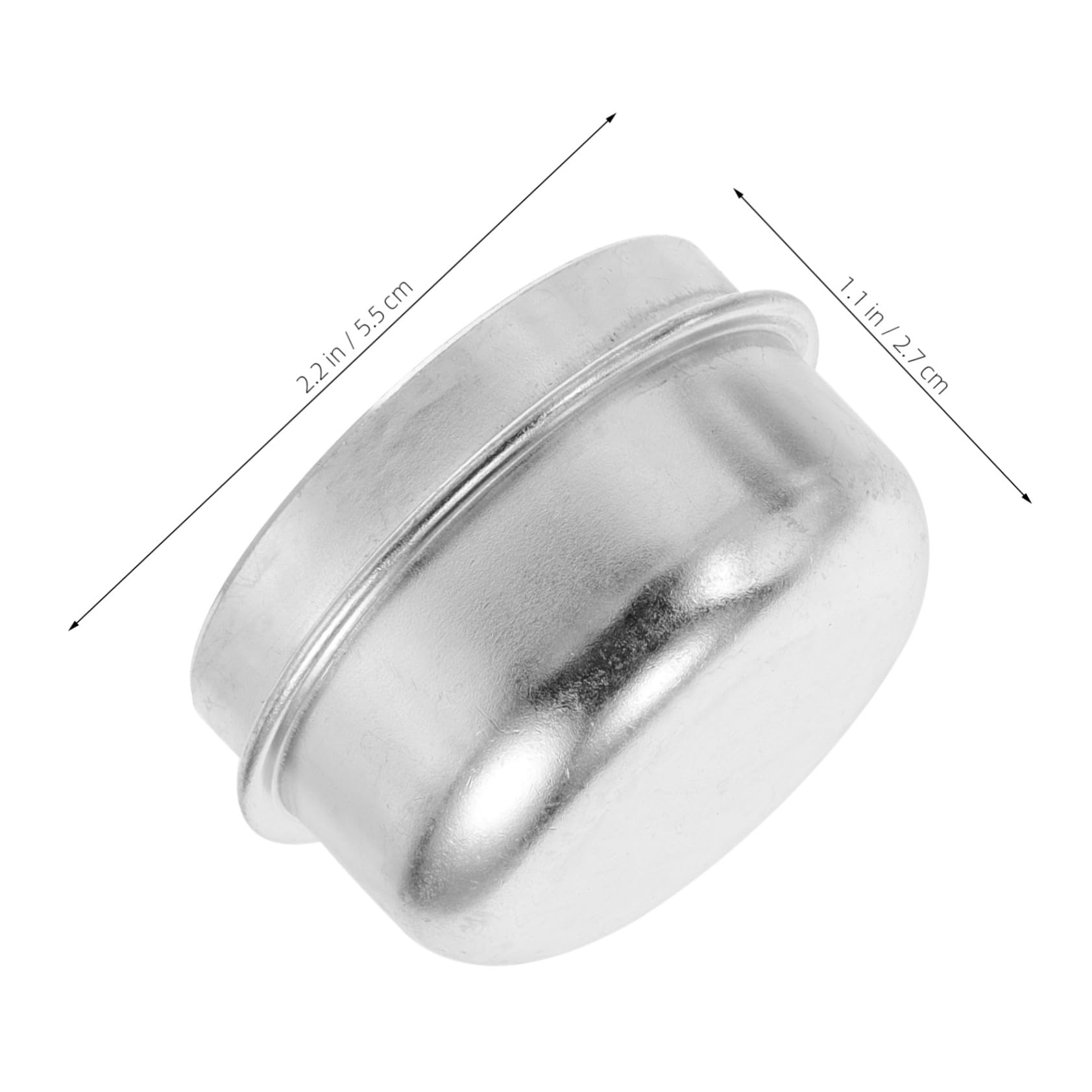 FUNOMOCYA Protect Your Wheel Hubs 4 Pack Metal Hubcap Car Wheel Bearing Caps Grease for Rvs Boats and Trailers