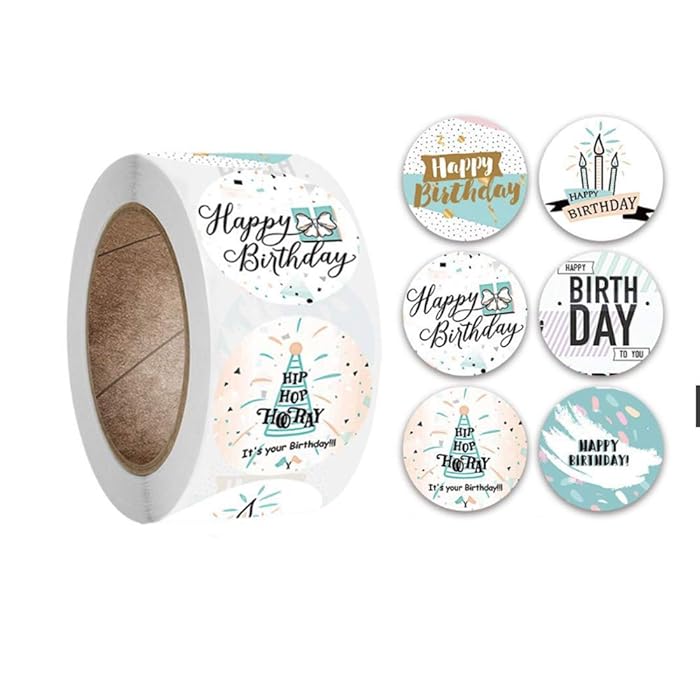 Buy Happy Birthday Sticker, SelfAdhesive Birthday Gift Sealing