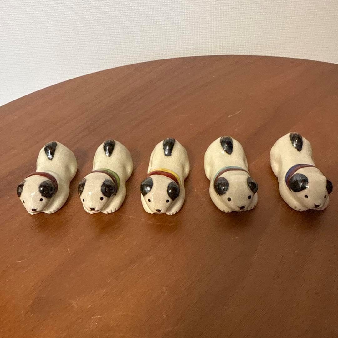 中村翠岚作 交趾焼 太鼓形 蓋置 茶道具 共. U 赤茶交趾 三つ鳥居蓋置