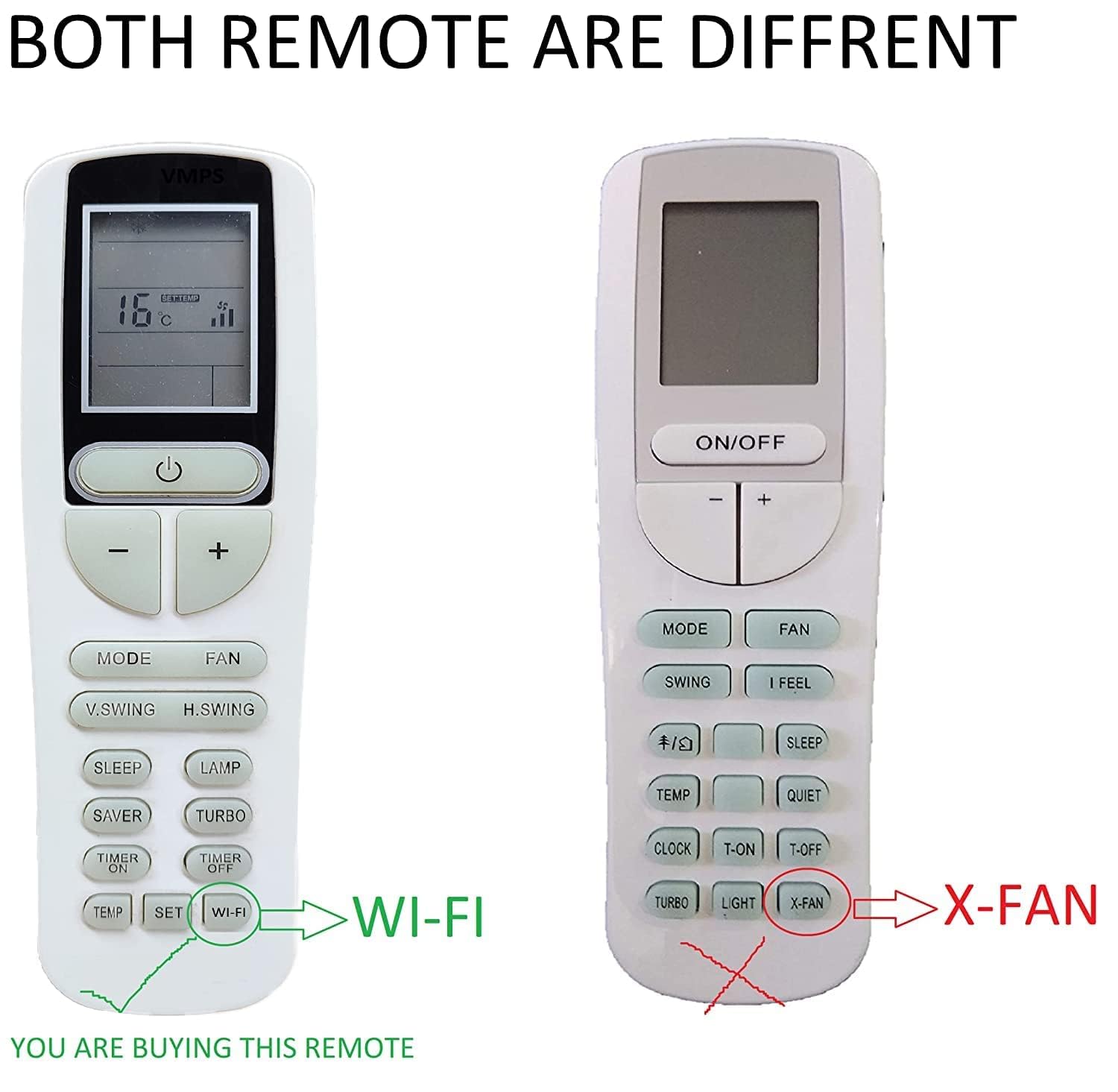 VOLTONIX AC Remote Control Compatible with Voltas Air Conditioners | WiFi Function Enabled | Universal Replacement Remote | Digital Display | Lightweight
