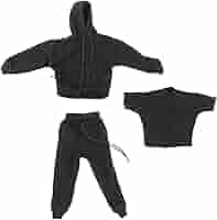 Amazon.com: Yiju 3X 1:12 Man's Sweatshirt Outfit,1/12 Scale