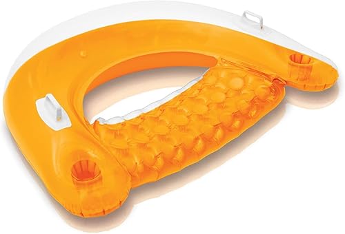 Miniatura 4 de Intex Sit N Float - Tumbona inflable para piscina (el color puede variar) (paquete de 6)