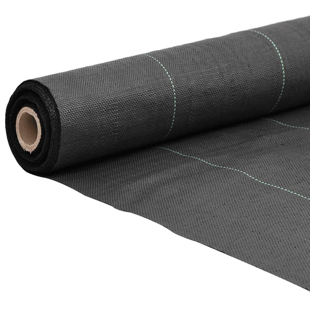 vidaXL Membrana antimaleza negra 0,5 x 150 m de polipropileno