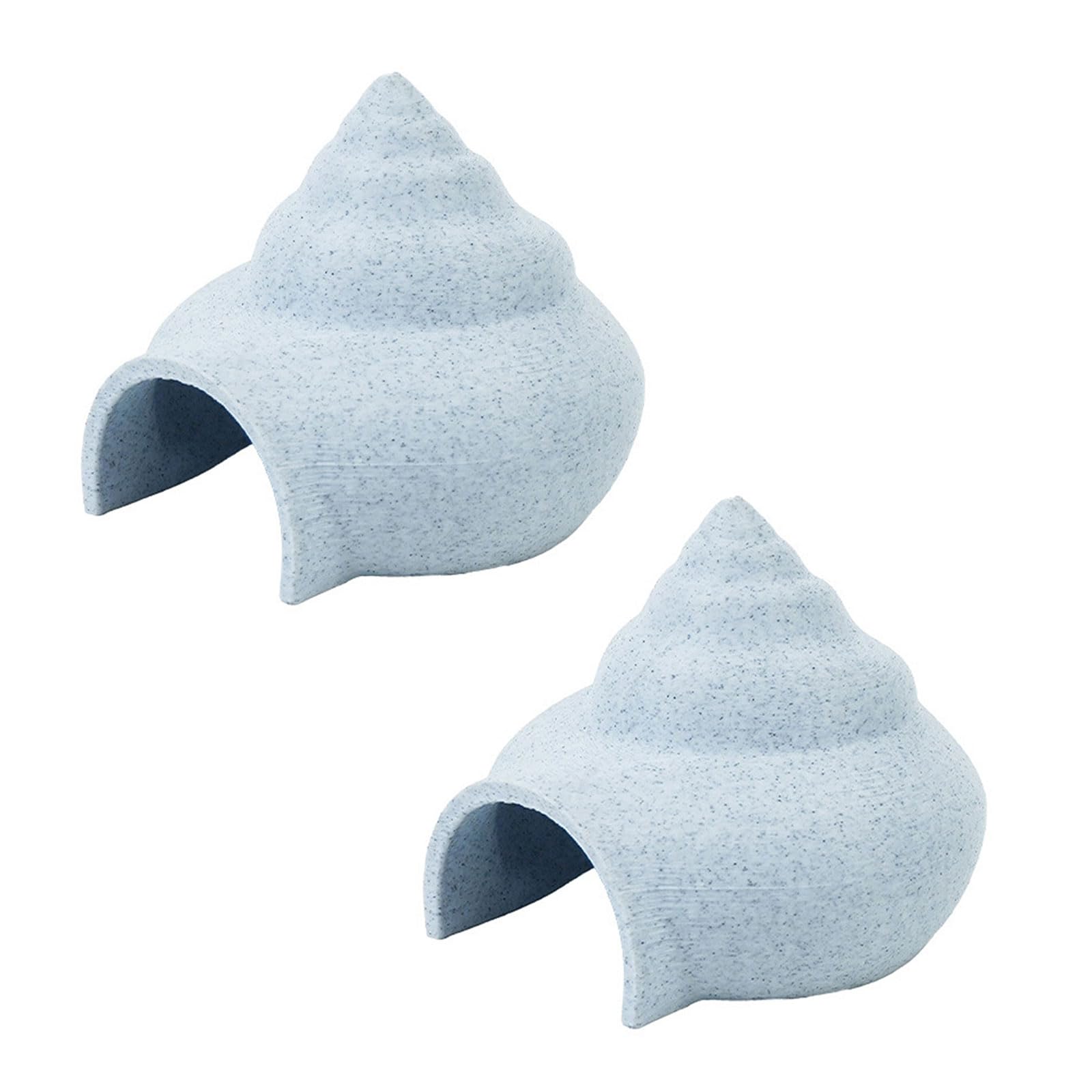CUNZJIA 2PCS Shelter Cave House Fishtank Landscape Decoration for Aquarium Fish Hideouts and Underwater Ornament