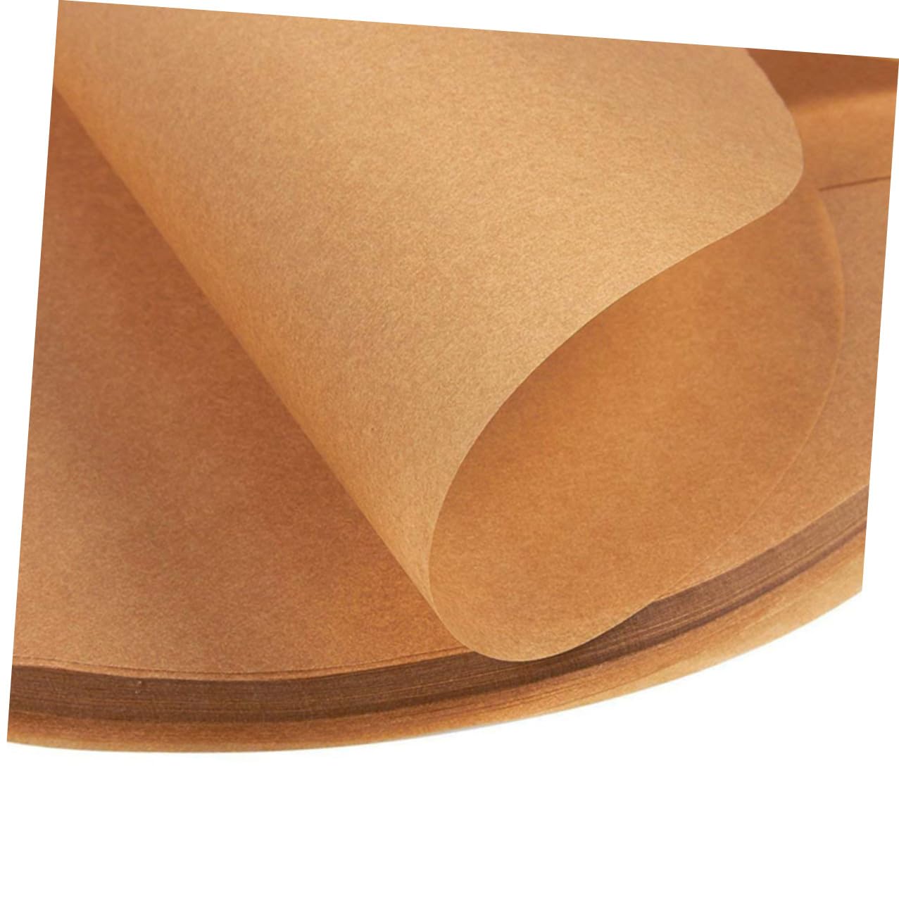 Artibetter 200 pièces Papier Cuisson Prédécoupé Non Blanchi Papier Sulfurisé Antiadhésif Résistant Haute Température pour Barbecue Pâtisserie et Friteuse à Air