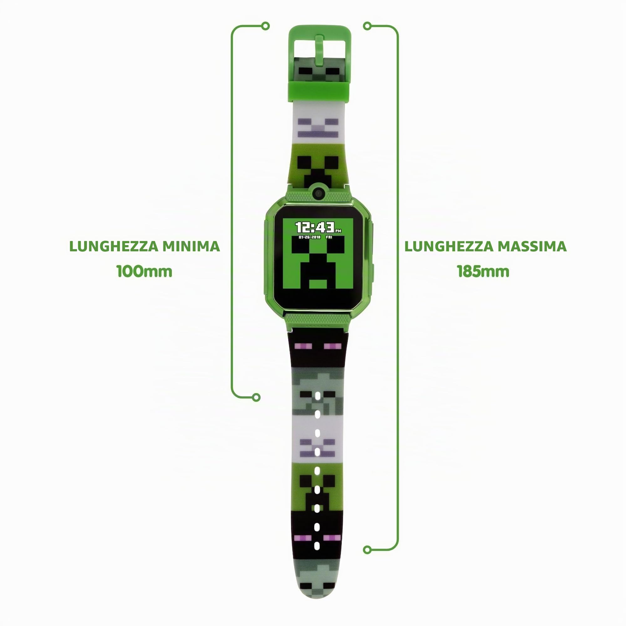 Accutime Minecraft - Orologio digitale interattivo per bambini