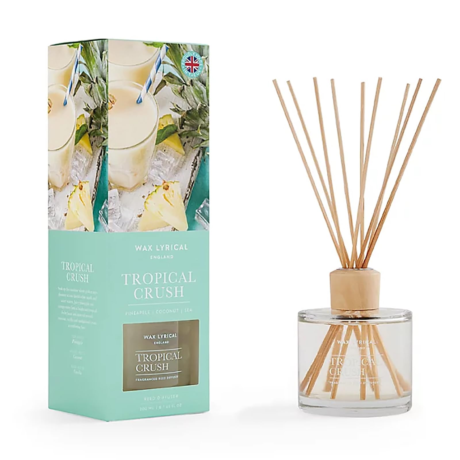 WAX LYRICAL Tropical Crush Pina Colada Scented Reed Diffuser 200ml