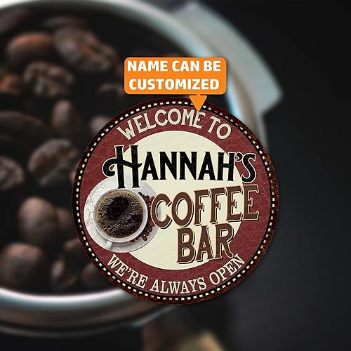 Miniatura 2 de Letrero personalizado para bar de café, decoración de despensa, decoración de cocina, carteles de bienvenida para mamás, arte de pared, rústico,