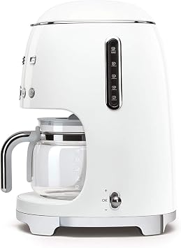SMEG DCF02WHEU Filter Coffee Machine 50’S Style - White