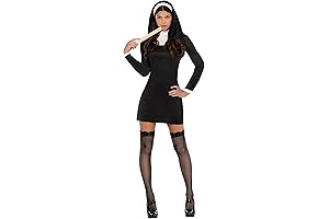 Women's Blessed Nun Costume: Divine Elegance for Halloween Festivities
