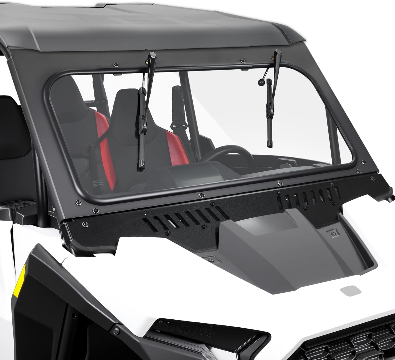 StarknightMT 2024+ RZR XP 1000 Glass Windshield Scratch Resistant Vent Compatible with Polaris RZR XP 1000/RZR XP S 1000/4 2024-2026 Upgraded Process DOT Approved High Seal with 2 Manual Wipers
