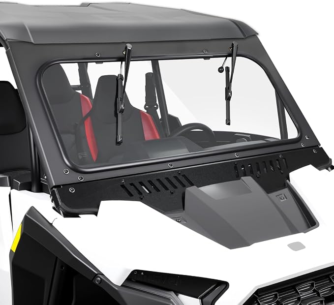 StarknightMT 2024+ RZR XP 1000 Glass Windshield Scratch Resistant with Vent